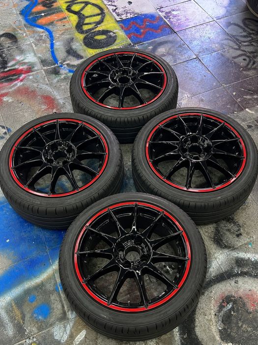 Jantes Ronal R54 MCR Jetblack- Red Rim R16 ( oferta dos pneus)