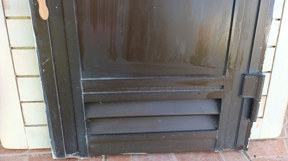 Porta de alumínio gás
