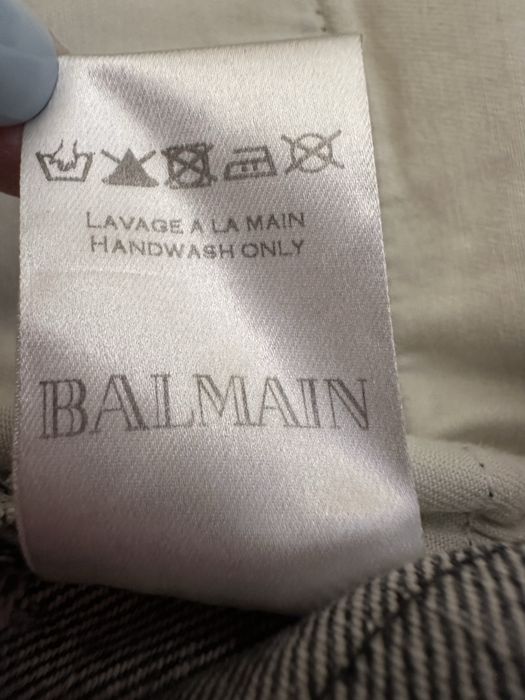 Мужские джинсовые шорты Balmain. Оригинал
