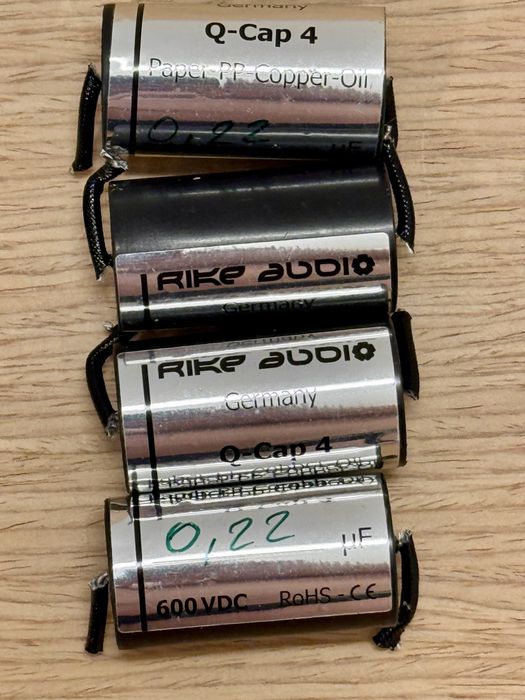 Аудио конденсаторы Rike Audio