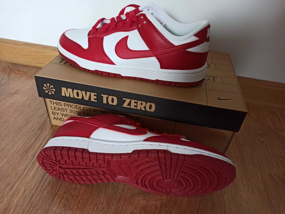 Nike Dunk Low Next Nature White Gym Red  roz. 40 / 25,5 cm DN1431.-101