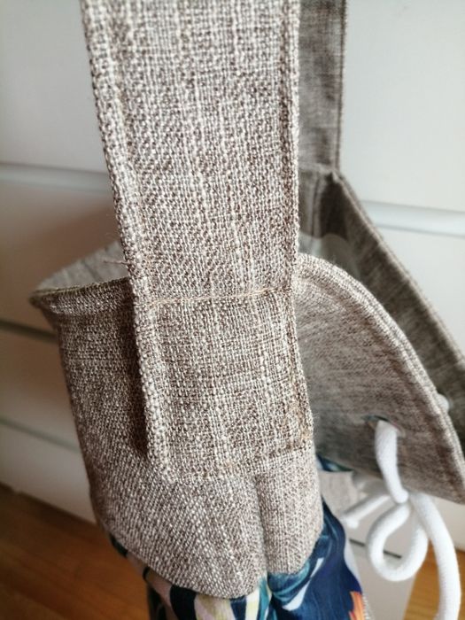 Torba plażowa duża, handmade 45x30cm