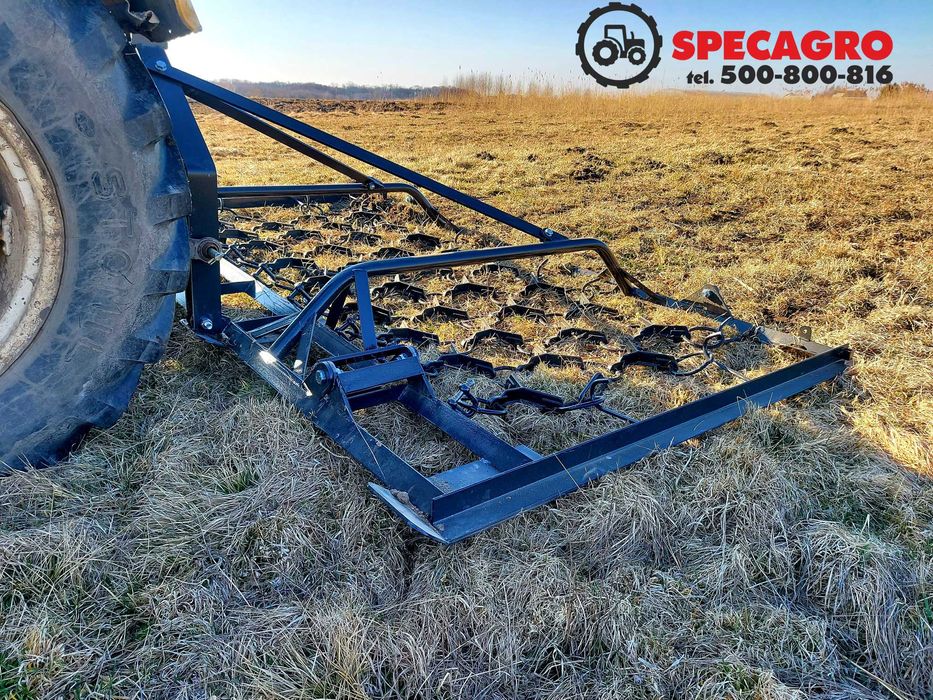 Wyprzedaż ! Włóka łąkowo-polowa WZMOCNIONA ! Metal-Technik !