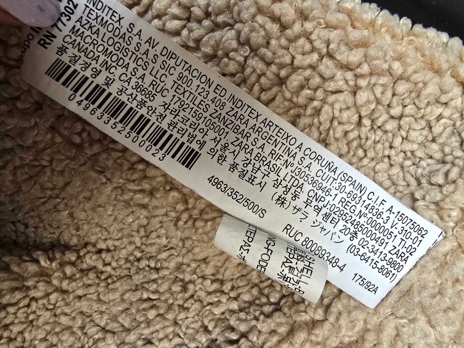 Ciemnoszara kurtka 2w1 Zara Man