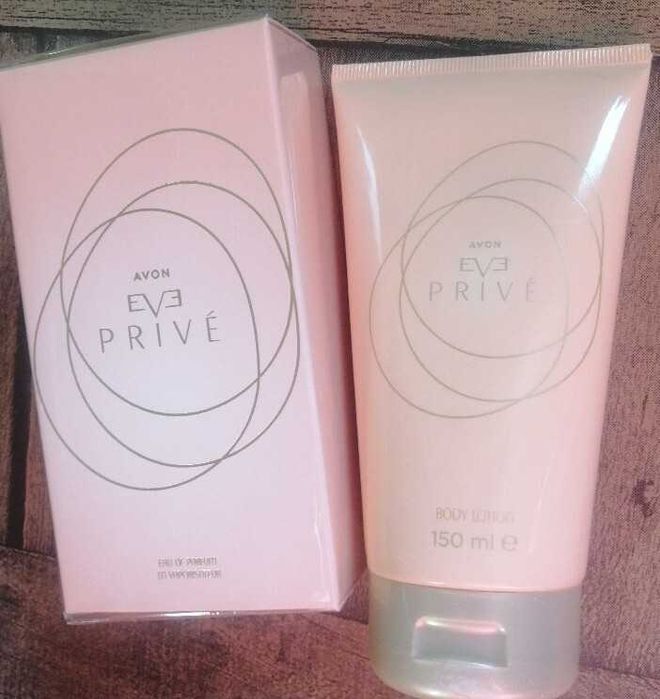 Avon, Eve Prive, edp 50 ml i basam do ciała, zestaw perfumowany