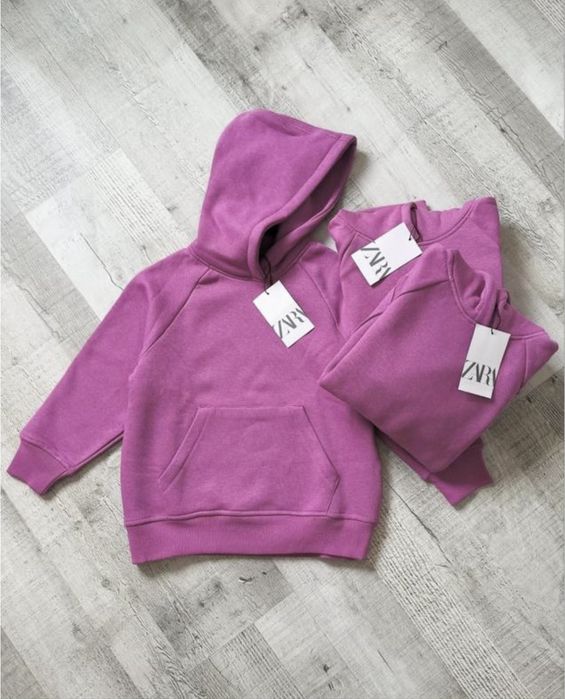 Худі zara на флісі для дівчинки