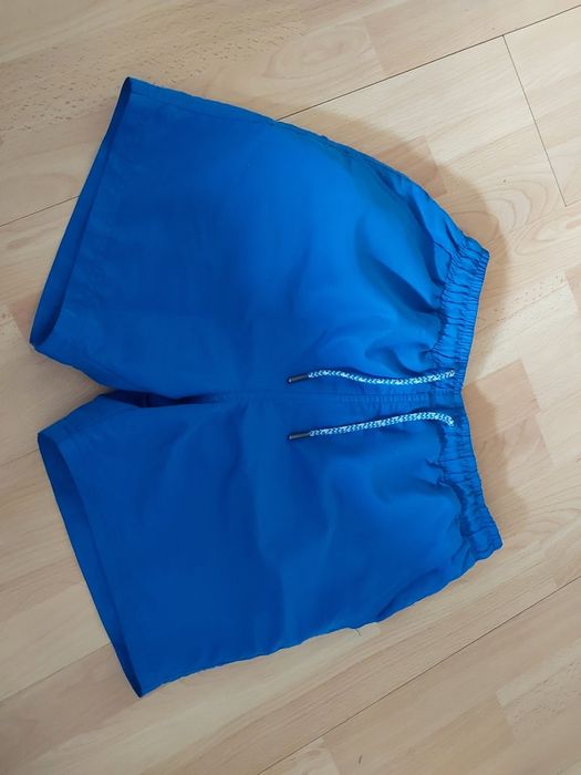 Szorty kąpielowe męskie chłopięce S niebieskie