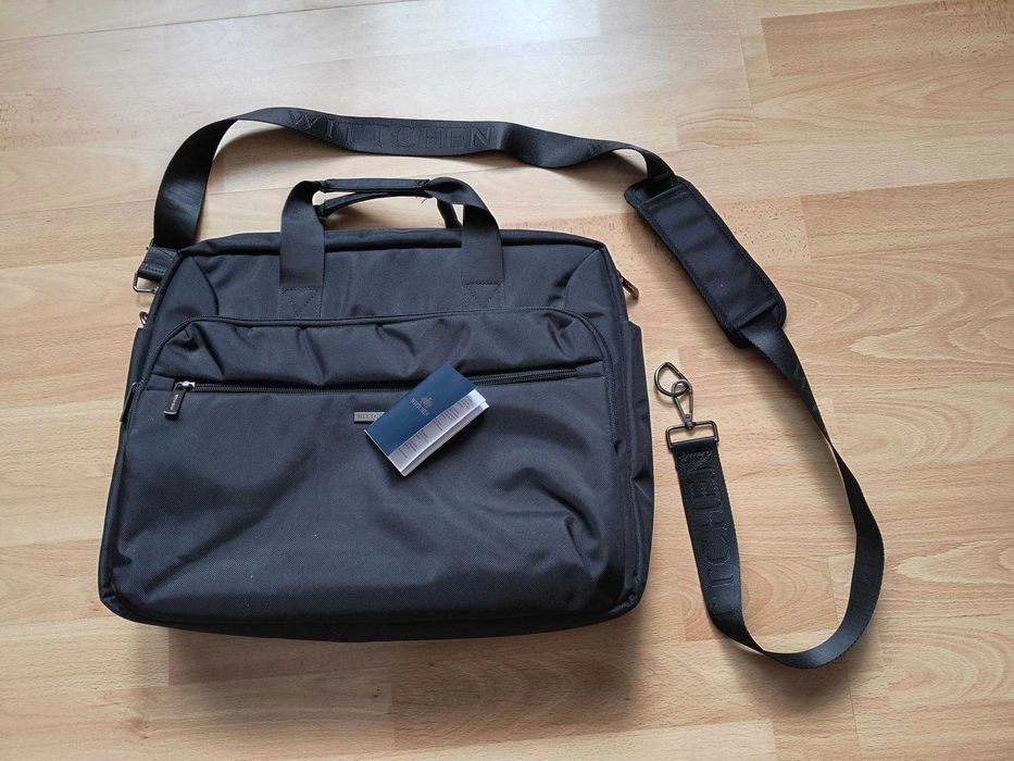 Torba na laptopa czarna Wittchen