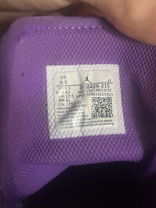 Nike jordan 1 mid fiolet