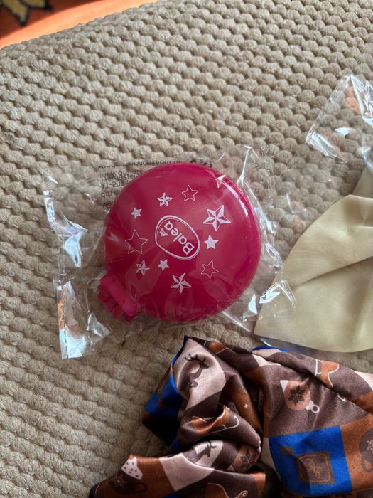 OnlyBio Zestaw Scrunchie + Kokarda+ Szczotka Balea