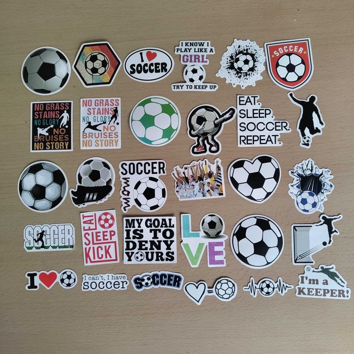 100 Autocolantes Stickers Futebol
