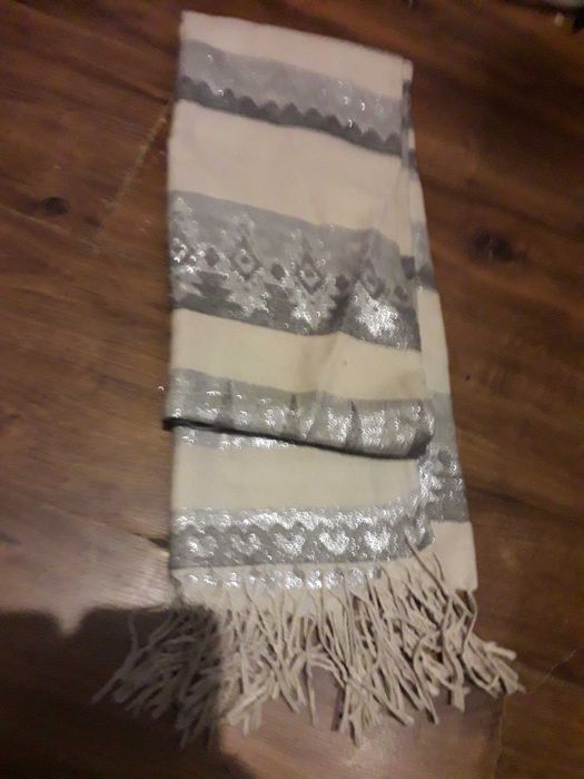 szalik świąteczny zimowy
