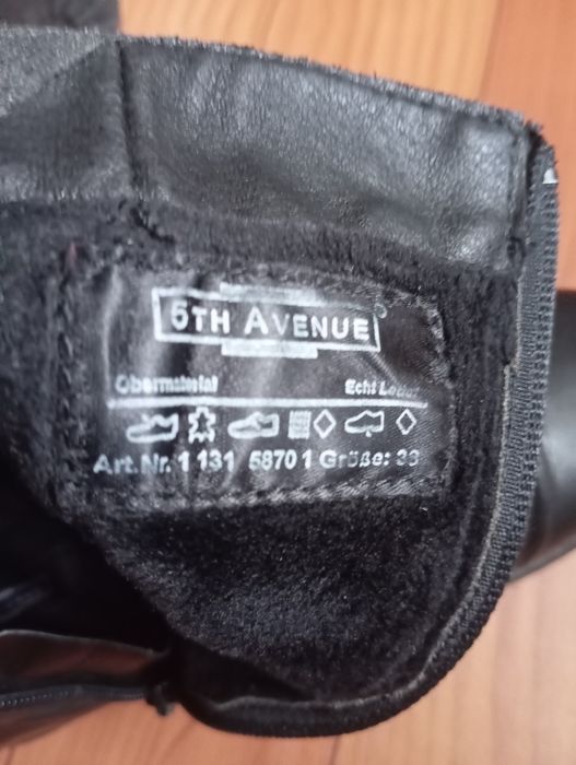 Ботинки демисезонные кожаные