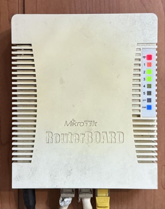 Бездротовий маршрутизатор (роутер) Wi-Fi Mikrotik hAP ас 2,4 / 5 ГГц