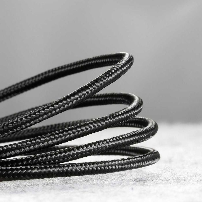 Kabel USB do Micro USB Baseus Cafule 2.4A 0,5m (czarny)