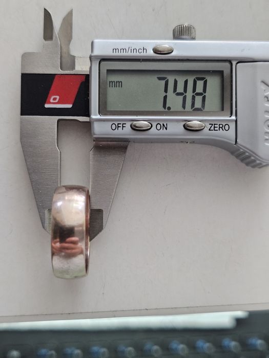 Obrączka złota rozmiar 22 próba 375