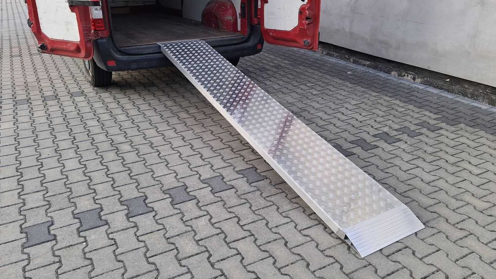Rampa Aluminiowa 320x50cm do 500kg Najazd Podest Przejazd - od ręki