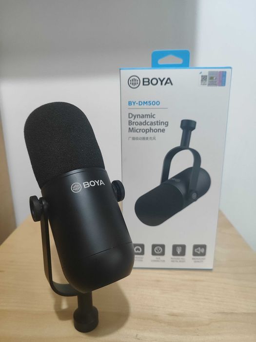 ZESTAW mikrofon Boya DM500 + Interfejs audio