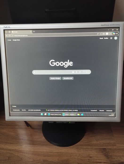 Monitor NEC MultiSync LCD 1970 NXp 19 cali