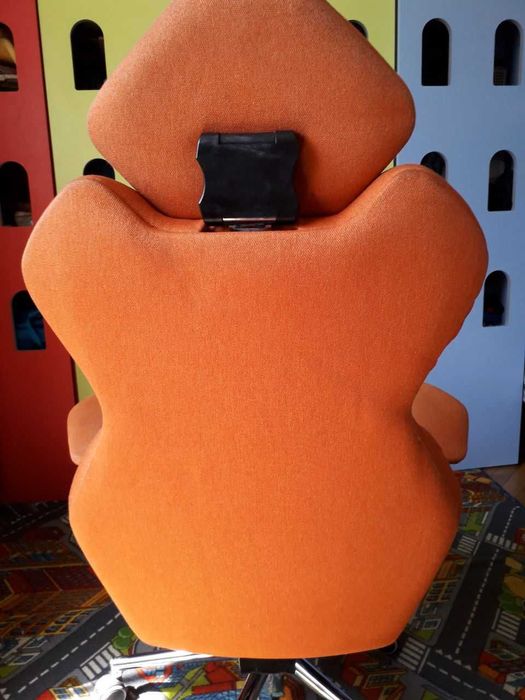 Эргономичное кресло Kulik System Royal оранжевое. Самовывоз