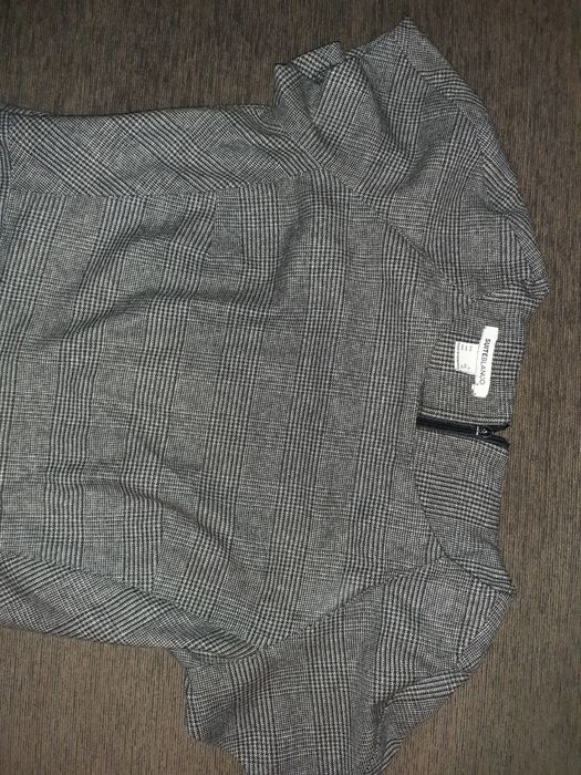 Vestido xadrez preto