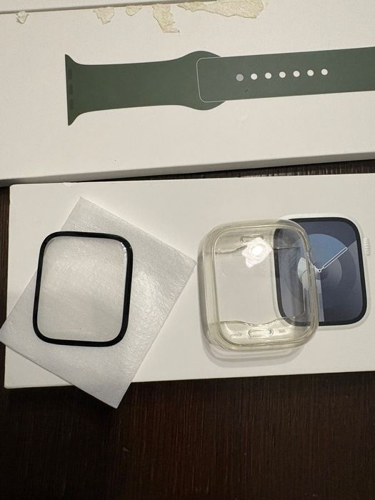 Apple Watch 9 45mm silver GPS jak nowy