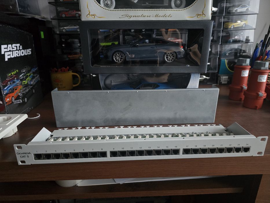 Patchpanel Gigamedia Cat 5 ekranowany RJ45 LSA Plus 24P