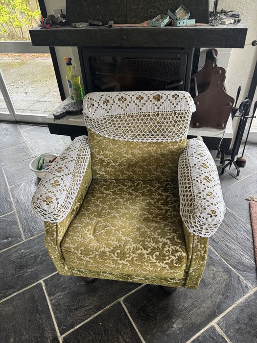 Conjunto de sofas verde