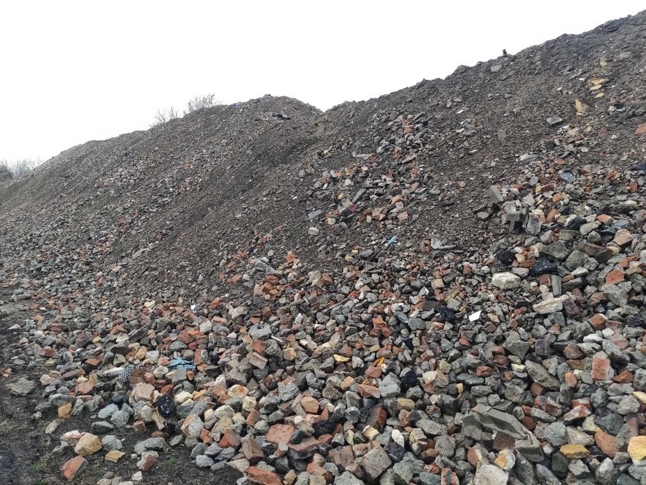 Przekrusz betonowo-ceglany, kruszony beton z cegłą + transport