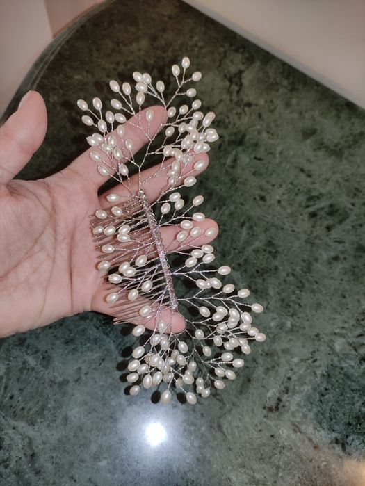 Gancho Toucado Pérolas Noiva