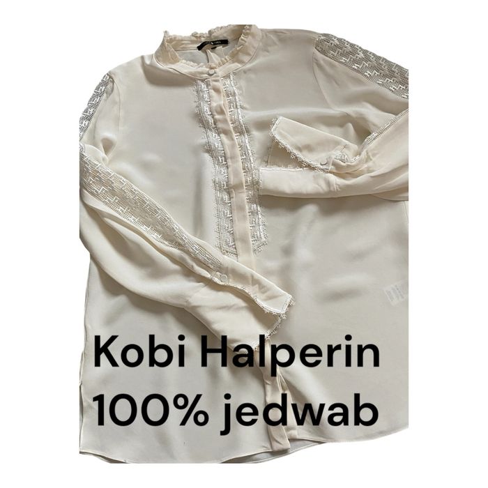 Kobi Halperin ekskluzywna koszula 100% jedwab roz L