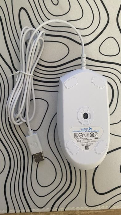 Игровая мышь Logitech G102 Lightsync (White)
