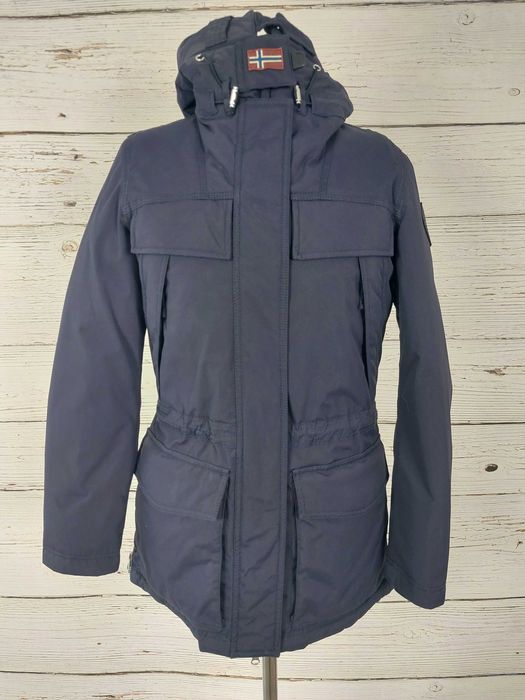 Napapijri Parka Kurtka Puchowa Zimowa Wodoodporna Thermosoft Damska S