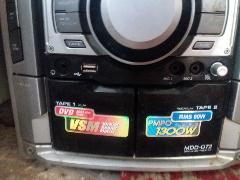 Музыкальный центр LG MDD-D72  под флешку Караоке DVD диски и не только