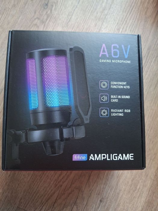Мікрофон для ПК fifine amplygame a6v black