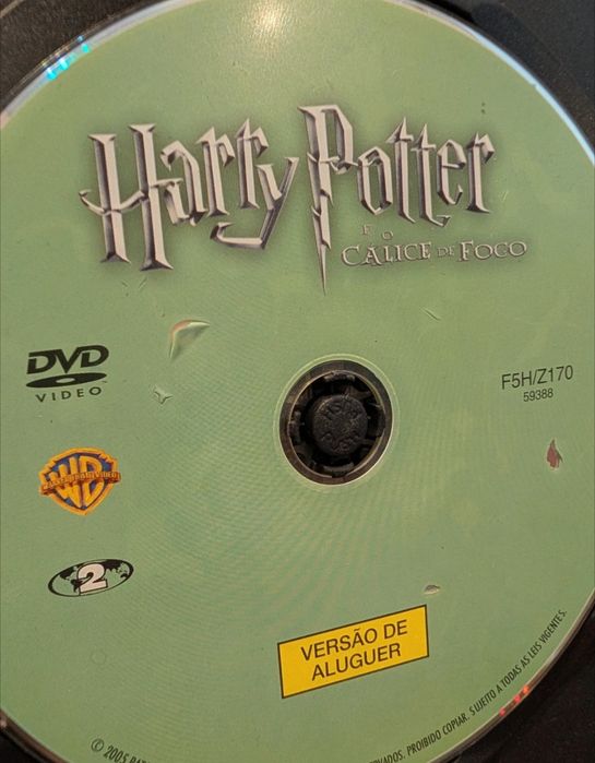 Pack de DVD's Harry Potter - 4 unidades