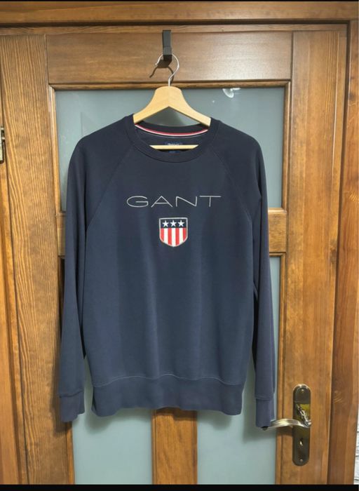 Bluza męska GANT regular fit z okrągłym dekoltem rozm. M
