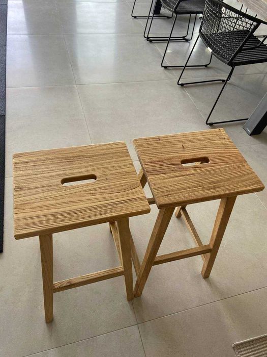 Zara Home Elm Wood Stools
