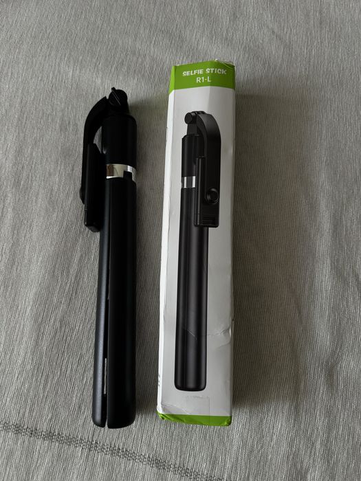 Монопод-штатив RIAS R1-L 3в1 для смартфонів з пультом дистанційного керування 1,7 м Black