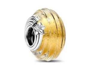 Charms srebrny murano spadająca gwiazda Srebro 925 do pandora murano