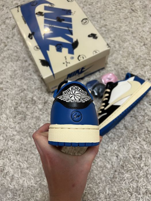 Кросівки Nike Jordan 1 Low Fragment x Travis Scott - DM7866-140