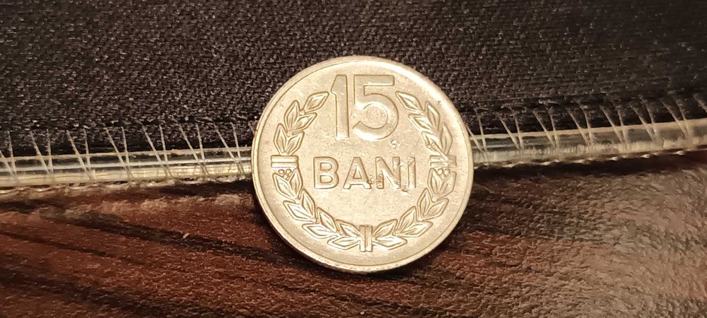 Moneta Rumunia 15 bani, 1966,Stan