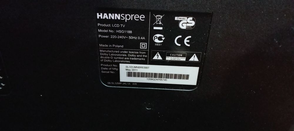 Telewizor 32 całe używany