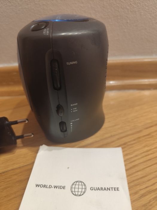 Radio budzik Philips komplet radiobudzik