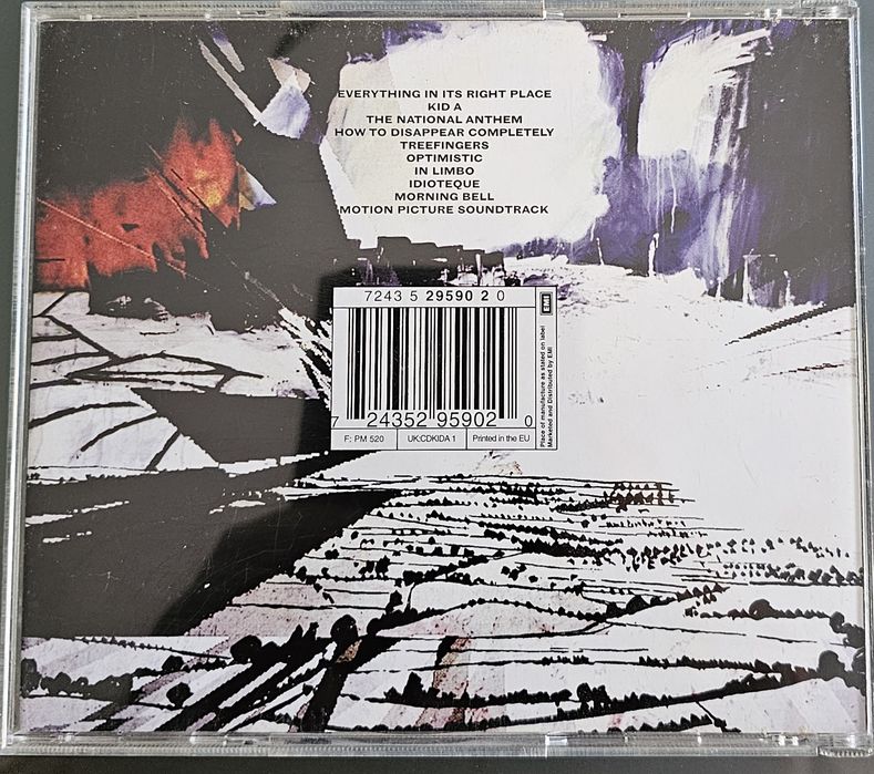 Radiohead Kid A cd