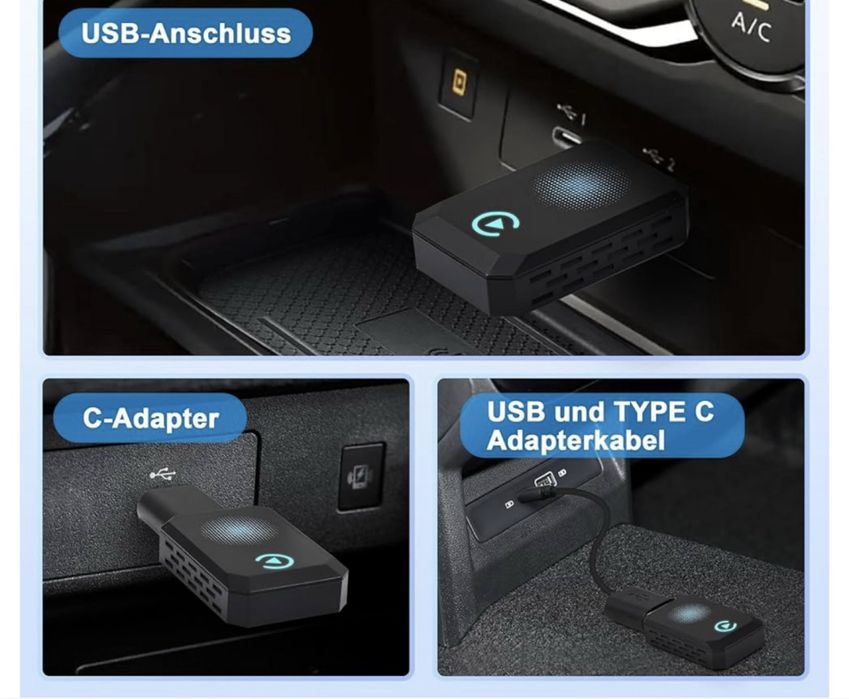 Бездротовий адаптер carplay автомобільний q1s