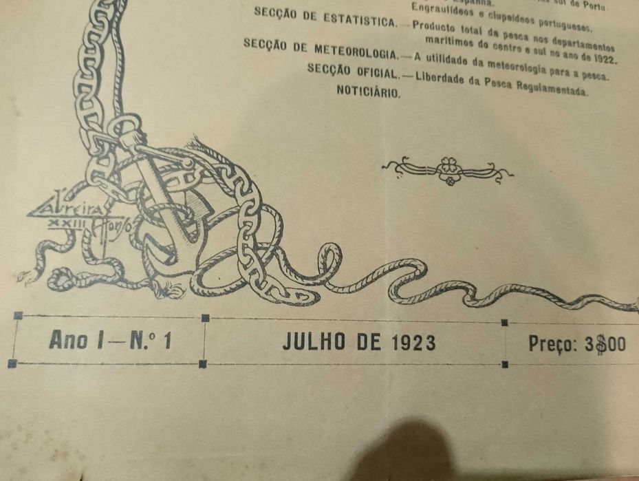 Revistas A Pesca Marítima 1923/24 - 11 unidades