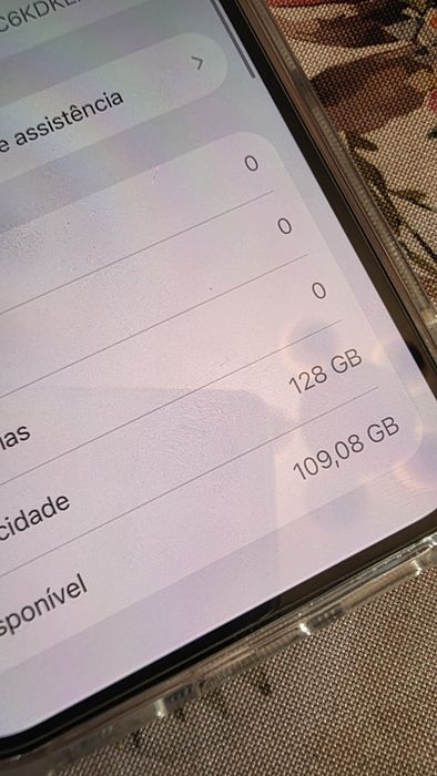 Iphone 12 mini 128gb branco - Bat nova.