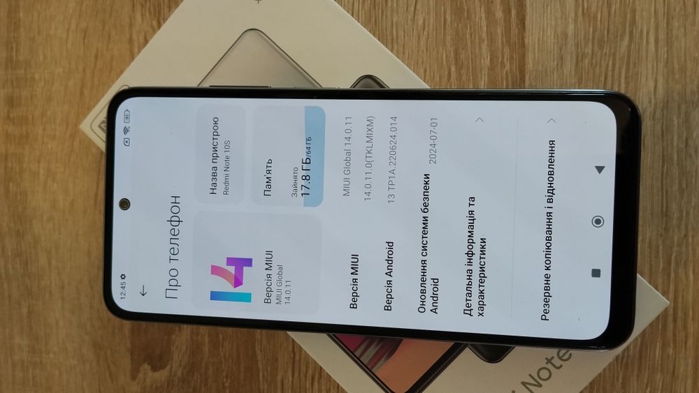 Продам Redmi Note 10S в гарному робочому стані.