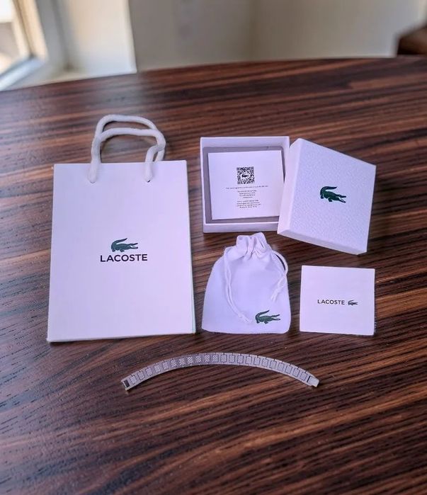 Cały komplet z bransoletka Lacoste METROPOLE